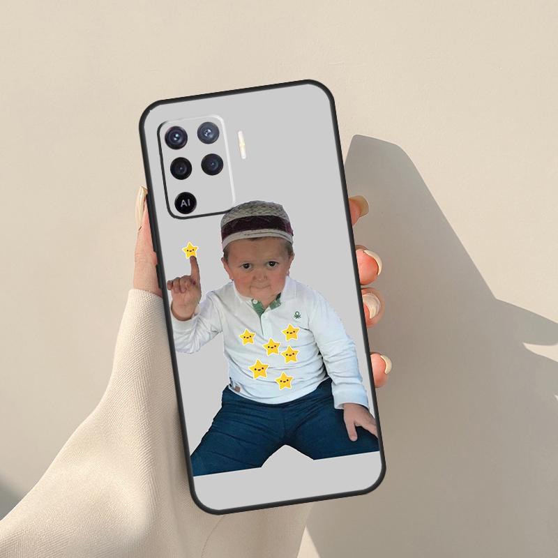Funny Hasbulla Case For Oppo A94 A74 A54 A60 A80 A40 A18 A38 A58 A78 A98 A96 A76 A16 A15 A17 A57 A77 A5 Pro