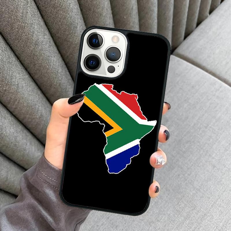 Africa Map Phone Case For iPhone 17 Air 16 16e 15 13 14 Pro Max 11 12 Plus 2022 MAX Shell Cover coque