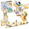 [PACZB] DIY Electric Train Puzzle Construction Set 125 Pcs Z3382