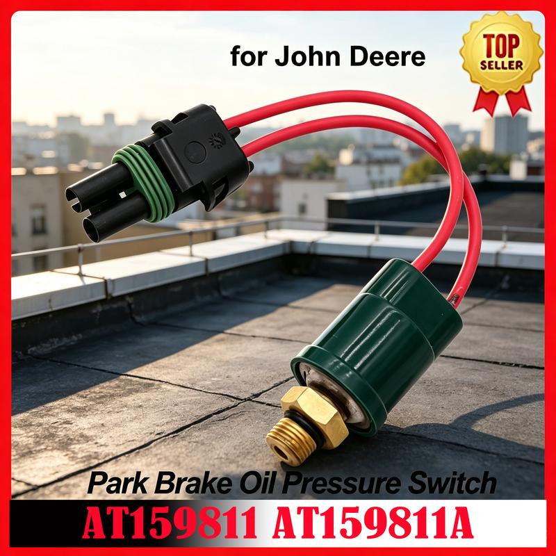 Park Brake Oil Pressure Switch AT159811 AT159811A for John Deere Backhoe Loader 310E 310G 310J 310K 310SJ 315SK 410G 410J 410K