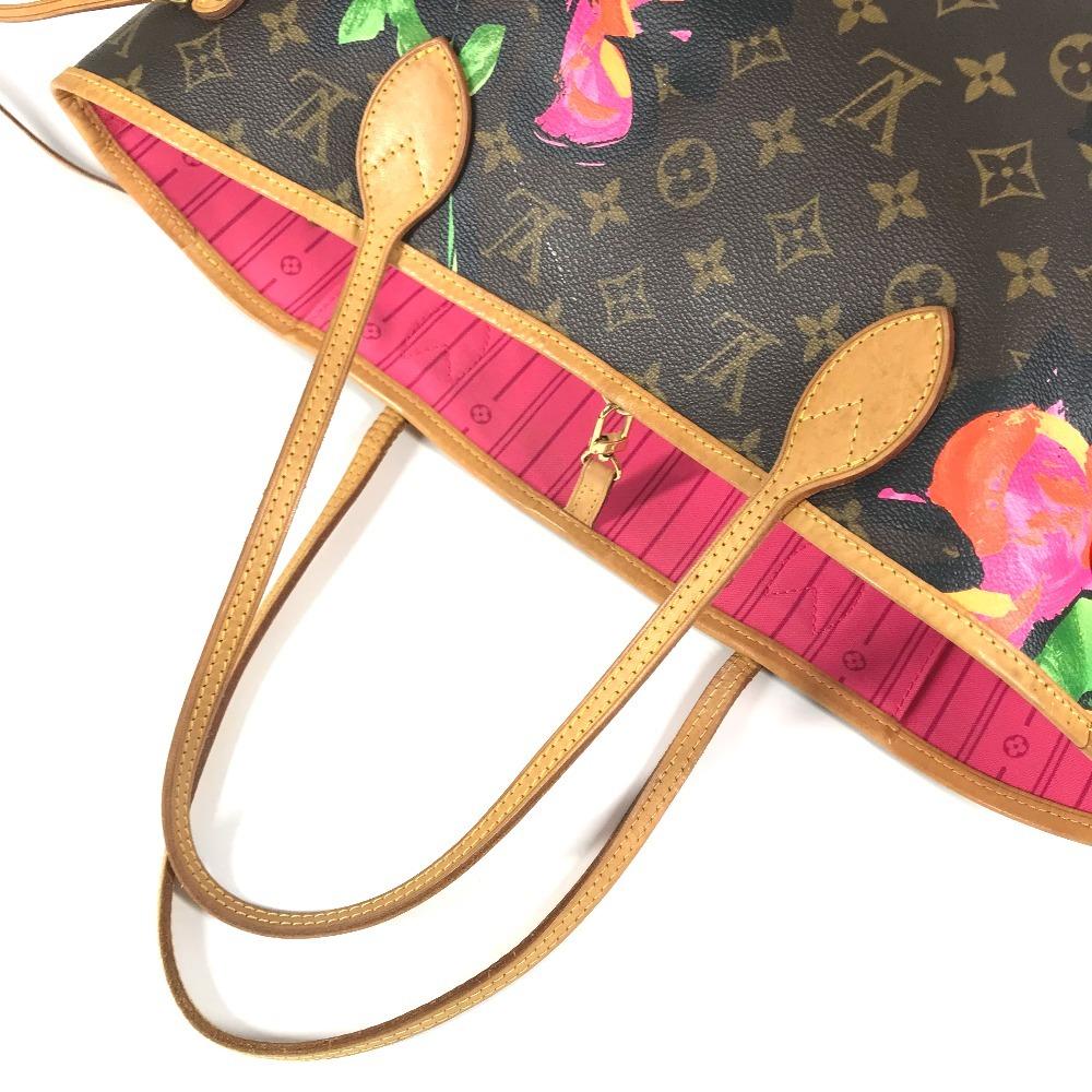 Louis Vuitton  M48613 Monogram Rose Neverfull MM Shoulder Bag Tote Bag