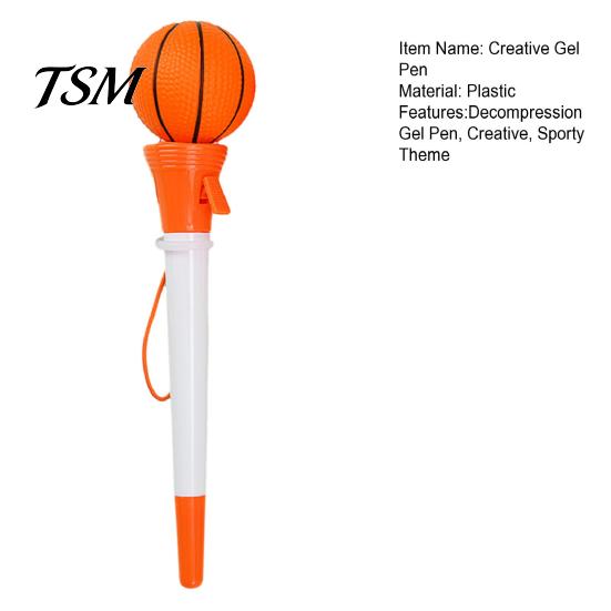Anxiety Relief Pens Sport Funny Writing Pen, Volleyball/Tennis/Rugby/Basketball/Football/Baseball Design, Creative Decompression Non Slip School