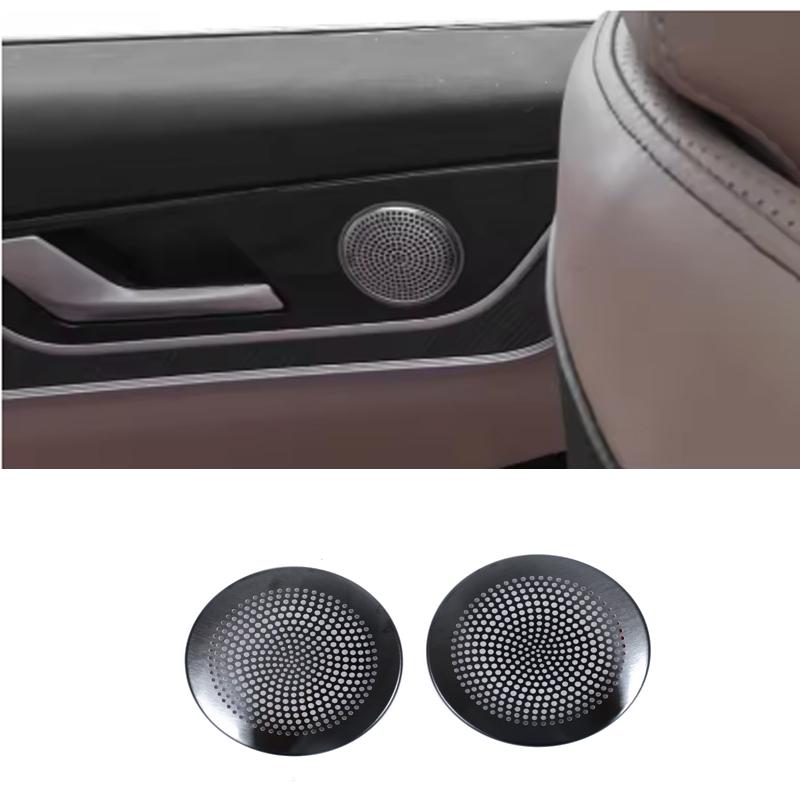 Abaiwai For Chery Tiggo 9 2025 Car Door Audio Speaker Cover A/c Pillar Tweeter Seat Horn Rear Panel Loudspeaker Stickers