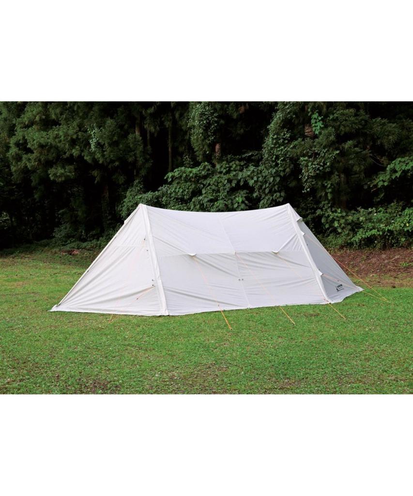 CAPTAIN STAG Zelt Plane Camp Basis für 4 bis 5 Personen 680 x 380 x H220 Verarbeitung Tragetasche inklusive CS Classics [Größe cm] UV/PU UA-39