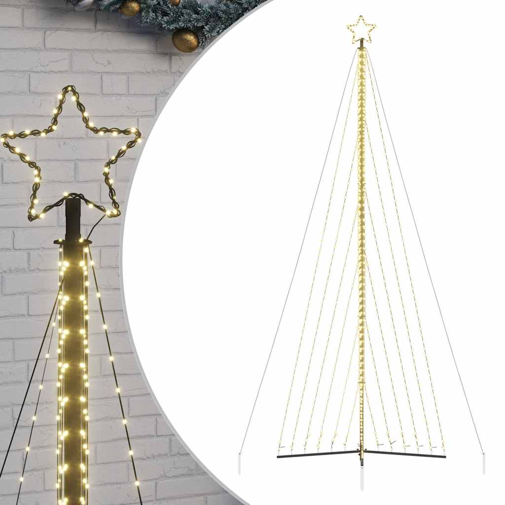 LED Christmas Tree 789 Warm White LEDs 476 Cm