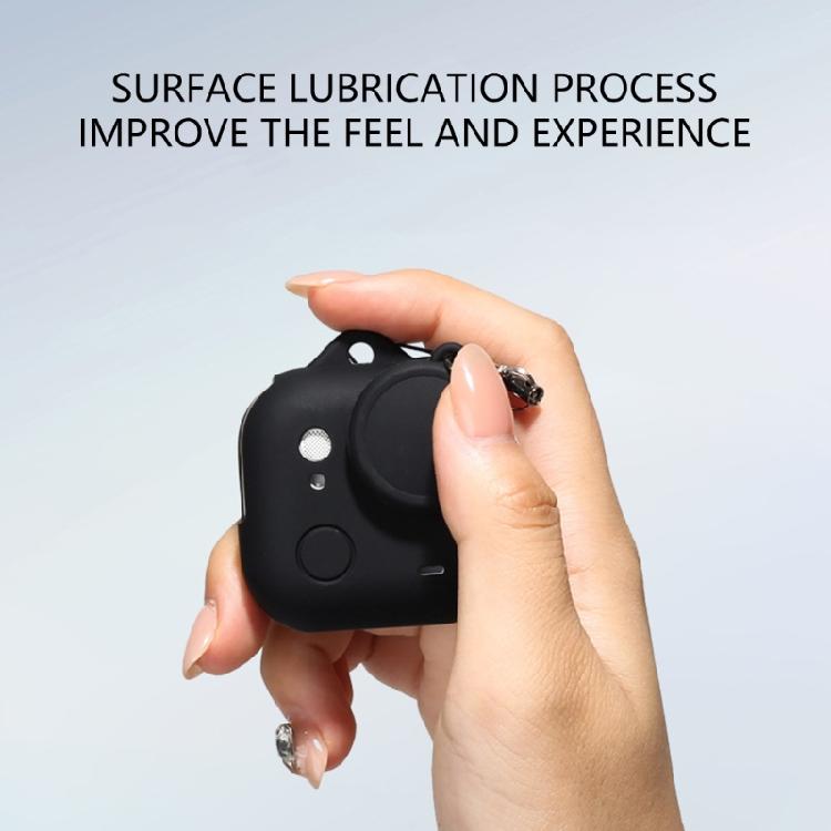 Impact Resistant Full Coverage Protective Shell With Snap On Lens Cover And Adjustable Neck Strap For Compact Camcorders