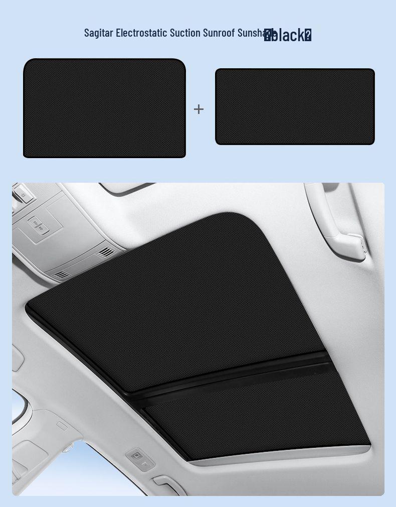Suede Sunroof Sunshade for Volkswagen Teramont/Tiguan/Sagitar - Electrostatic Fit