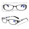 A Pair of PC Printed Reading Glasses Gorgeous Female Anti-Blu-ray Retro HD Glasses for the Elderly Fashion Reading Glasses