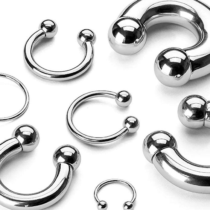 

Fashion Titanium Steel Piercing Jewelry Non-Allergic Earrings Rod Thickness 1.2Mm*Aperture 8Mm*3Mm Ball