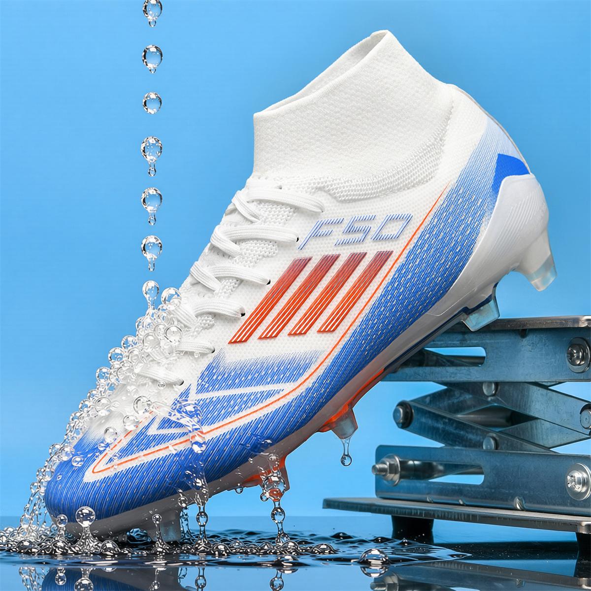 

Breathable Soccer Shoes for Adult Men with FG/AG Spikes Suitable for Training and Competition Throughout The Four Seasons 45