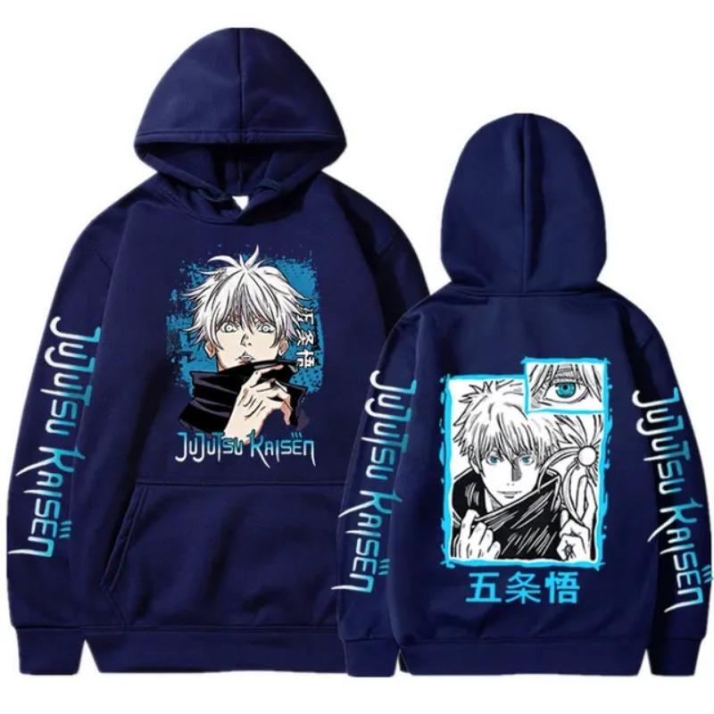 Anime Hoodie Hip Hop Men Women Loose Long Sleeve Autumn Pullover Print Hooded Sweatshirt