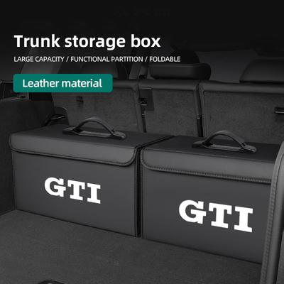 EFG1 2026 Hot Car Trunk Organizer Box Toolbox Auto Interior Storage Accessories For VW Golf Polo GTI Scirocco ID.3 Passat