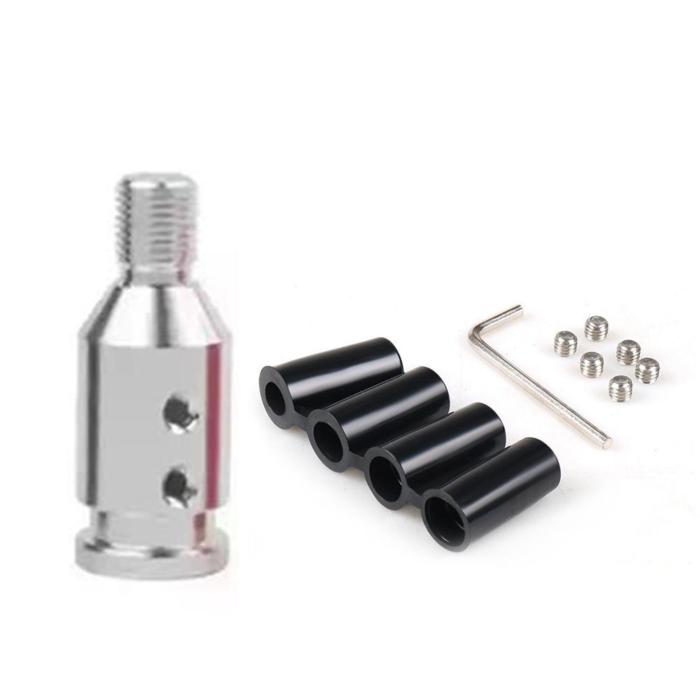 Universal Car Manual Gear Shift Knob Adapter Aluminum Alloy for M12x1.25 Thread for BMW Honda Shift Knob