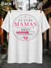 Future Maunisex 2027 Veuillez Patienter Lettering With Circular Pink Loading Bar Hearts And Baby Unisex All TShirt