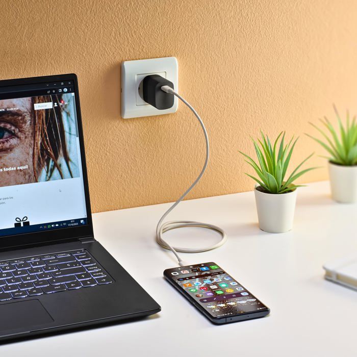 NGS BUD 20W: универсальное настенное зарядное устройство USB-C типа C с выходной мощностью 20 Вт. Безопасная и быстрая зарядка