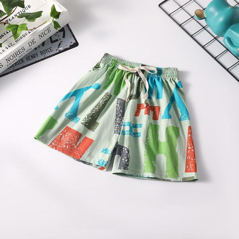 

Kids Pure Cotton Summer Shorts - Trendy Korean Style, Casual Mid-Length Sports Pants for Girls and Boys 100cm