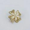 Exquisite Rhinestone Metal Buckle Clasp Craft DIY Woven Bag Purse Hat Decor Bag Pendant Decoration