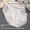 Plus Size Women's Summer Ultra Thin Ice Silk No Trace 7a Antibacterial Briefs