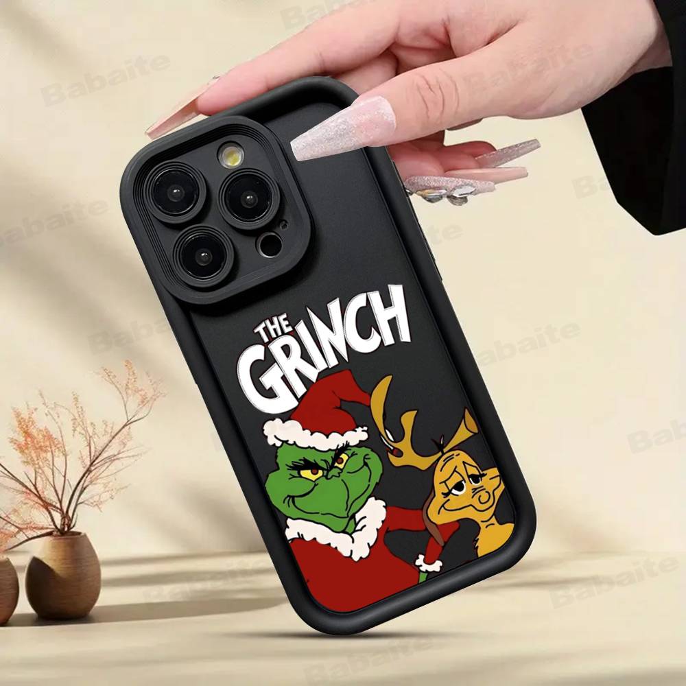C-Christmas G-Green M-Monsters Phone Case For iPhone 17 16 15 14 13 12 11 Air Plus Pro Max Soft Back Cover