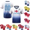 Customizable DIY Soccer Jersey Shirt with V Neck Short Sleeves Breathable Material Czech Print for Sports Teams