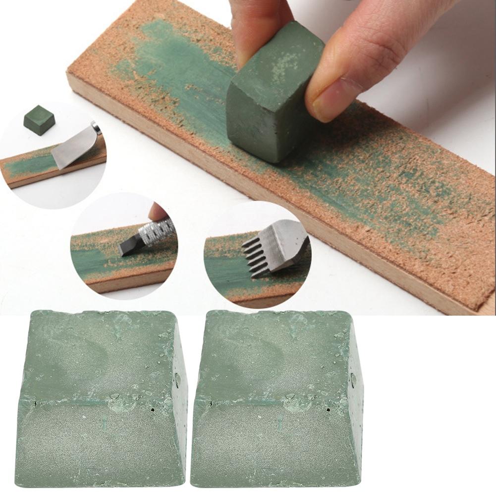 

2 шт. Паста для полировки ножей 30 г Абразивная паста для шлифовки ножей Инструменты для рукоделия из кожи