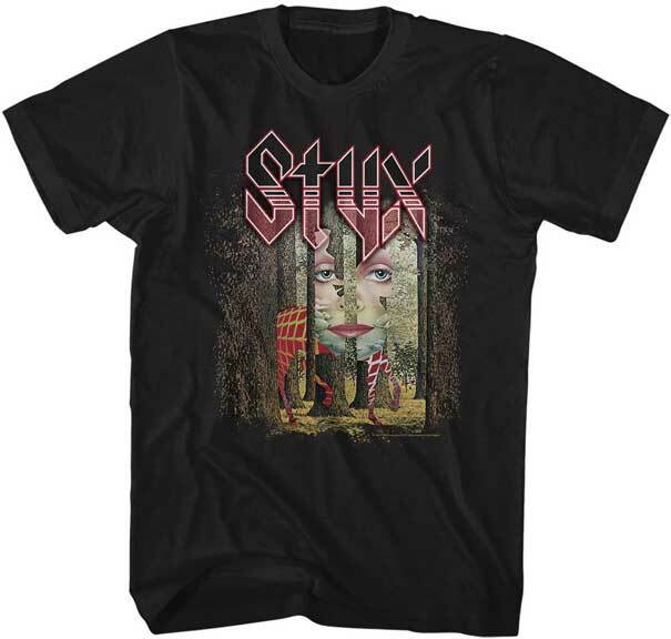 Styx The Grand Illusion Album Cover 1977 Men T Shirt Rock Music Merch XXXXL