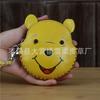 First Layer Vegetable Tanned Cowhide Creative Bear Change Bag Key Change Coin Simple Cartoon Handbag Small Gift