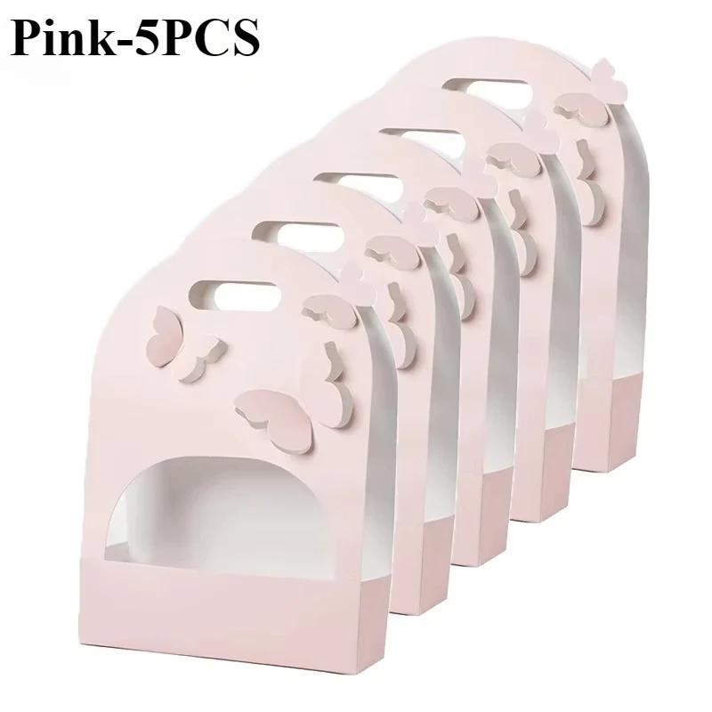 5-10PCS 3D Hollow Butterfly Flower Box Gift Packaging Bag for Home Decor Valentine’s Day Mother’s Day Girlfriend Birthday Gifts