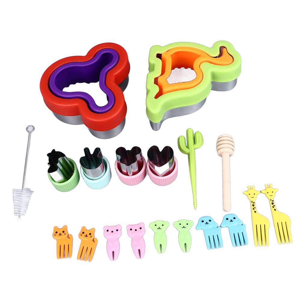 Sandwich Cutter and Sealer Set Bread Sandwich Pancake Maker DIY Cookie Cutter for Kids Boys Girls