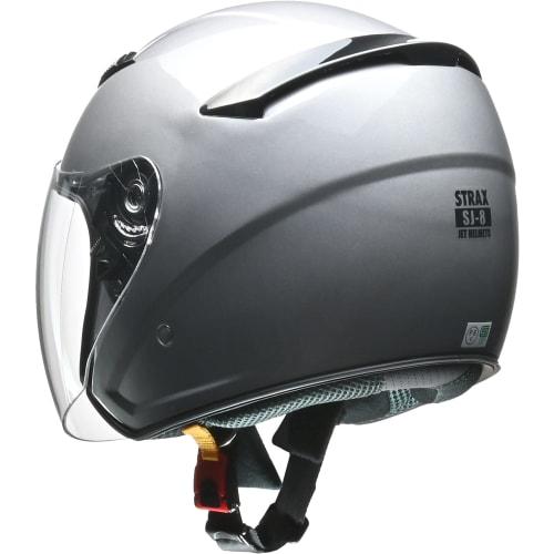 Reed Industries Motorcycle Helmet Jet STRAX SJ-8 SV-LL Silver LL (Head circumference 61cm~less than 62cm)