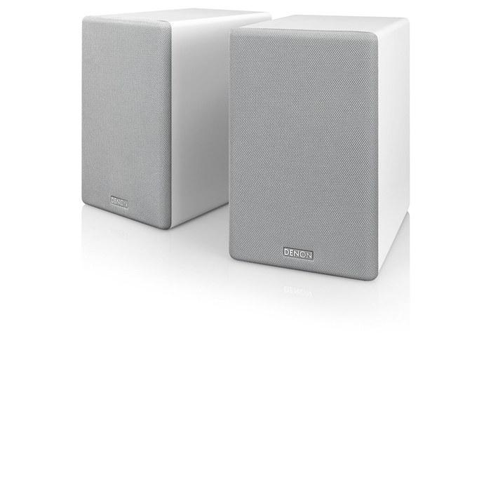 Denon SC-N10 Bookshelf Speaker 2-Way System (White)