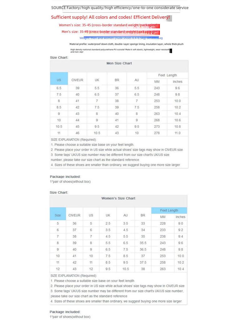 Unisex Wasserdichte Baumwoll-Schneestiefel: Große Größe, Plüschgefüttert, Rutschfest, Modisches Winter-Schuhwerk für Paare