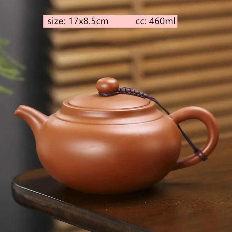 Starožitná fialová hliněná čajová konvička Surová ruda Zhu Mud Konvička Xishi Ručně vyráběná kulová dírka Filtr Beauty Pot Tradiční čajové sady Zisha