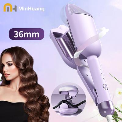 Durable And Safe Electric Hair Curler 36Mm Large Wave Styling Ceramic Hair Long Lasting Curling Iron Styling Tool Curling Wand Hair Waver