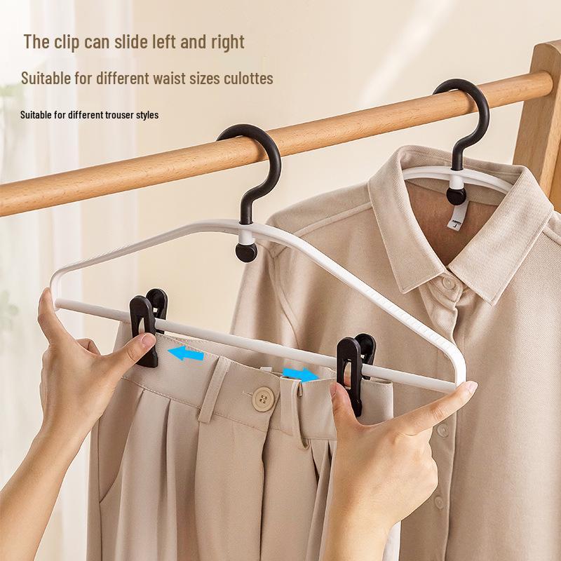 Umeraș de haine 2025 cu clipsuri - Soluție de depozitare îngroșată, care nu lasă urme pentru camerele de cămin