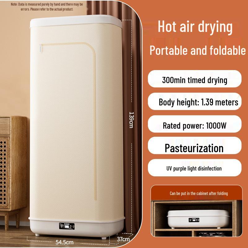 Portable Folding Clothes Dryer for Dormitory and Home Use