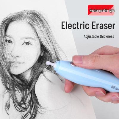Rechargeable Electric Eraser for Art and Sketching – Automatic Highlight Pen for Primary School