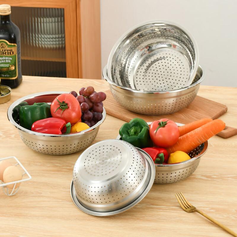 Changqi Stainless Steel Rice Washing Strainer Basket