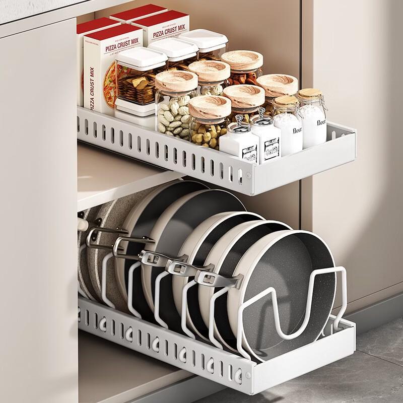 WUHE Adjustable Pot Lid and Pan Organizer