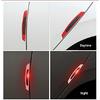 Car Door Edge Guard Reflective 4Pcs Trim Guard Stickers Bumper Protector Side Door Edge Defender Protector Anti Collision Anti-rub Fit for Most Car