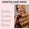 Keratin hair care mask nourishes hair, leaves hair fragrant, light and smooth