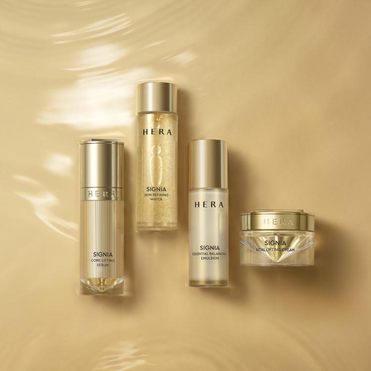 Hera Signia Serum Gift Set (Serum 50ml + Water 75ml + Emulsion 50ml + Cream 30ml), Korean cosmetics