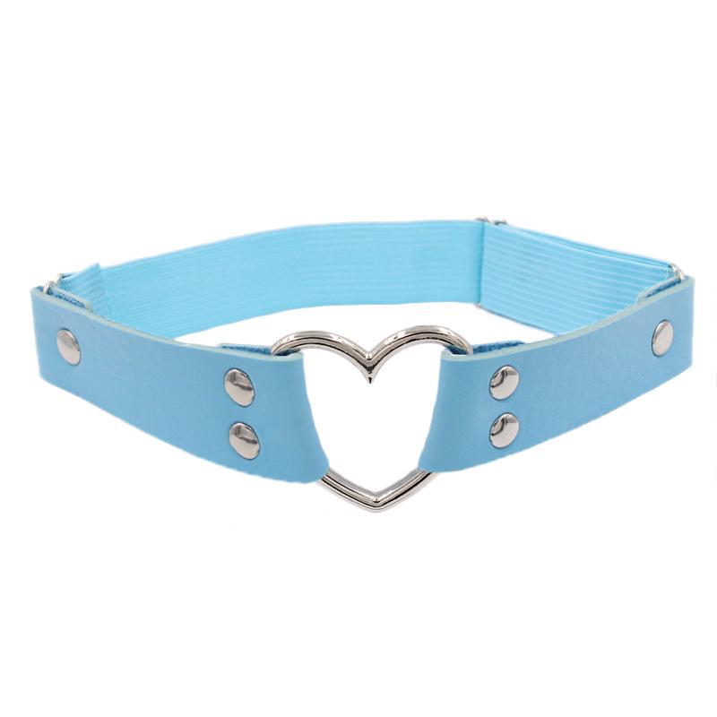 

Подвязка для ног Harajuku Punk с двумя слоями заклепок — модные украшения в уличном стиле One Size