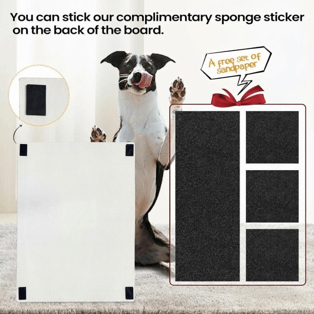 Wooden Dog Scratch Board Wear-resistant Nail Trim Pad Drawer Snack Box Pet Grooming