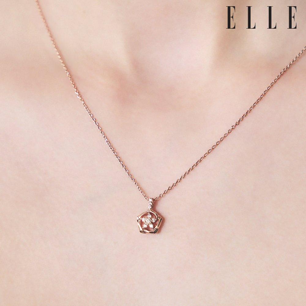 ELLE Penny Flower Necklace Elbrnn173