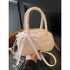 Niche hand carry bowling bag women's fashion versatile shoulder bag new simple casual messenger women's bag