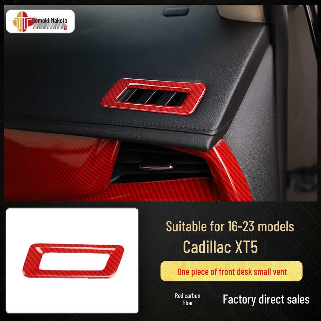 XT5 Kohlefaser-Imitation Pfirsichholz Mittelkonsolenverkleidung (2016-23)