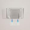 Plastic Cosmetic Storage Box Wall-mounted Space Saving Makeup Organizer Large Capacity Sundries Storage Box Bathroom