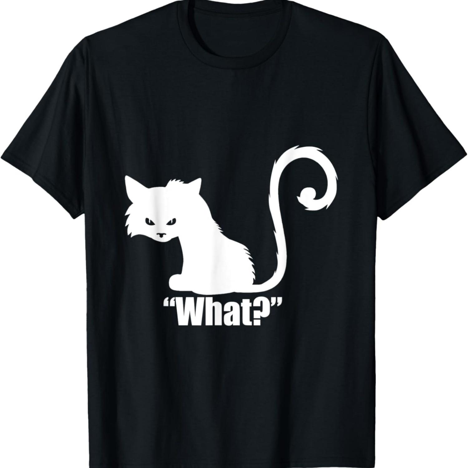 Angry Cat Meme Cat Lover Meme Fan T-Shirt S
