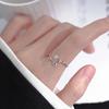 Adjustable Light Luxury Zircon Star Ring – Japanese & Korean Style